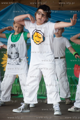 Gdansk. Zieleniec Nowego Ratusza. Festyn dla dzieci...