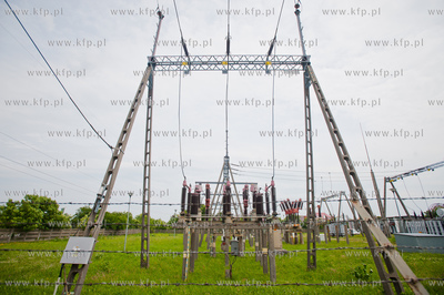 Gdansk. Stacja przekaznikowa firmy Energa Operator,...