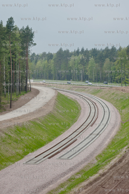 Gdansk. Matarnia. Kolej na PKM - Dzien Otwarty powstajacej...