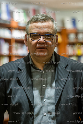 Gdansk. Galeria Baltycka. Spotkanie z  dziennikarzem,...