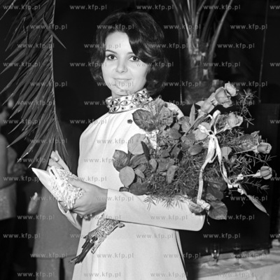 X Miedzynarodowy Festiwal Piosenki w Sopocie. Na zdjeciu...