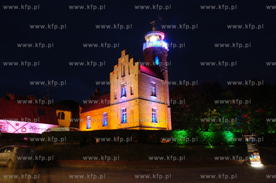 Ustka Firma Philipis podswietlila na jeden wieczor...