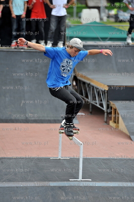 Gdansk. Plac Zebran Ludowych. Festiwal Sportow Ekstremalnych...