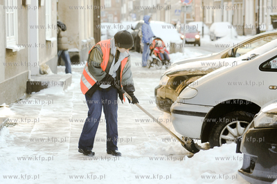 Grudniowy atak zimy na ulice Gdanska. 09.12.2010 Fot.Michal...