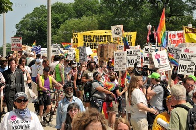 Chicago. Manifestacja przedstawicieli ruchu Okupuj...