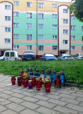 Gdynia, Witomino, ul. Widna. Miejsce zabójstwa 39-letniej...