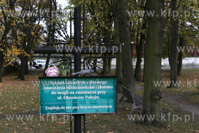 Nieistniejący cmentarz przy ulicy Wita Stwosza w Pruszczu...