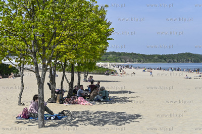 Sopot. Molo, plaza i Plac Przyjaciol Sopotu. Rekordowa...