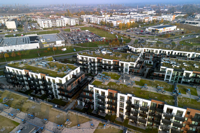 Osiedle Pruszcz Park przy ulicy Raciborskiego w Pruszczu...