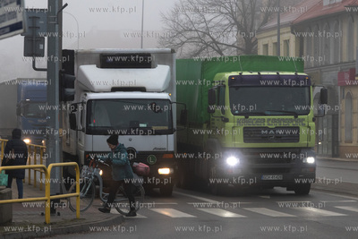 Ulica Grunwaldzka w Pruszczu Gdańskim. 
20.01.2025
fot....