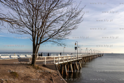 Molo w Gdyni Orłowie. 
17.01.2025
fot. Daniel Słoboda...
