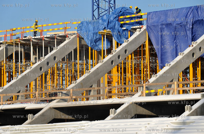 Budowa stadionu PGE Arena w Gdansku Letnicy.
22.01.2010
fot....