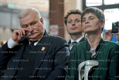 Gdansk, Dwor Artusa. Janina Ochojska, szefowa Polskiej...