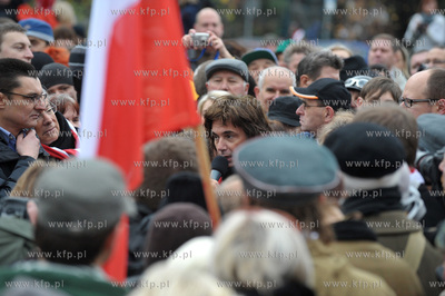 Parada Niepodleglosci w Gdansku z udzailem Jean Michela...