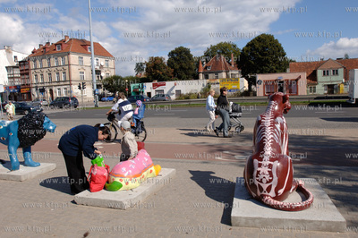 Gdansk Oliwa. Okolice petli tramwajowej na al. Grunwaldzkiej,...