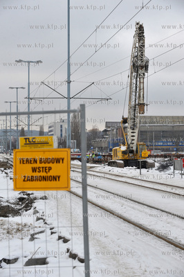 Gdansk Letnica. Przebudowa skrzyzowania ul. Marynarki...