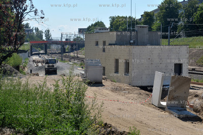 Budowa przystanu SKM Srodmiescie. 22.07.2014 fot. Maciej...