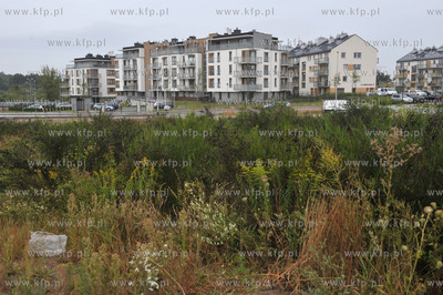 Gdansk, Jasien. Bloki przy ulicy Jasienskiej. 28.08.2015...