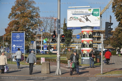 Gdańsk Wrzeszcz. Aleja Grunwaldzka i skwer w okolicach...