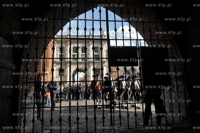 Gdańsk. Plac między Złotą Bramąi Katownią. Historyczna...