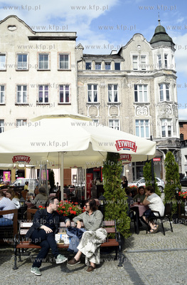Kościerzyna na Kaszubach. Rynek. 13.07.2019 Fot. Maciej...