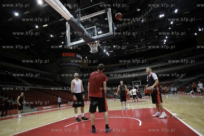 Sopot. Ergo Arena. Trening koszykarskiej druzyny narodowej...