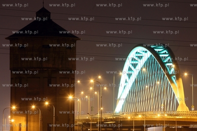 Gdansk Letnica. Wiaduktu przy PGE Arenie w ciagu Trasy...