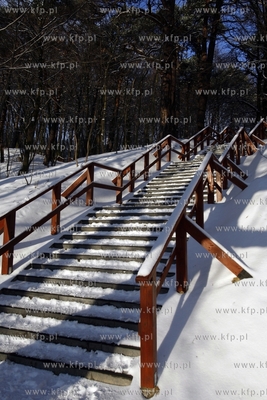 Wyremontowane wejscie na  Pacholek w Gdansku Oliwie.
29.12.2014
fot....