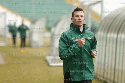 Gdańsk. Stadion przy ul. Traugutta. Trening drużyny...