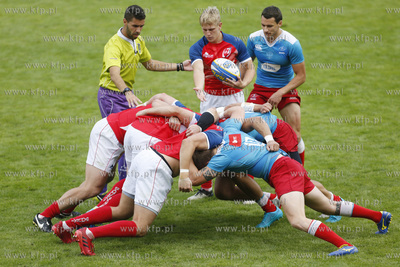 Gdynia. Mistrzostwa Europy w Rugby 7. Mecz Rosja -...