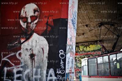 Murale Galerii Wezel Kliniczna w Gdansku. 09.03.2011...