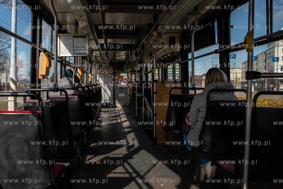 Gdańsk. Tramwaj nr 8. Z powodu zagrożenia epidemicznego...
