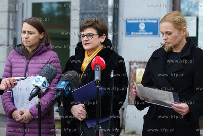 Gdańsk, ul. Wały Jagiellońskie. Konferencja prasowa...