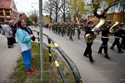 Obchody Swieta Konstytucji 3 Maja w Pruszczu Gdanskim.
Nz...