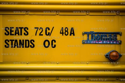 Gdansk. Pierwsza przejazdzka oryginalnego, amerykanskiego,...