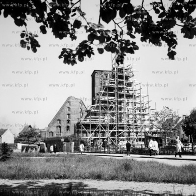 Odbudowa Wielkiego Mlyna w Gdansku. 
1962
00004849z
Fot....
