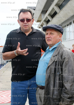 Ekipa filmowa serialu Swieta Wojna (TVP2) realizuje...