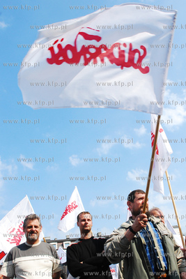 Wejherowo. Rynek Starego Miasta. Akcja protestacyjna...