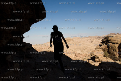 Petra. Jordania NZ ruiny miasta Nabatejczykow, znajdujace...