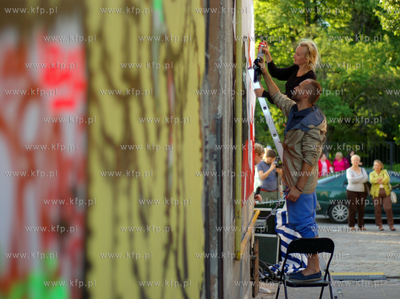 Pierwsze urodziny Galerii Warzywniak mieszczacej sie...