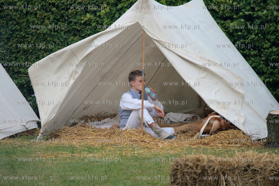 Rekonstrukcja bitwy z okresu kampanii napoleonskiej...