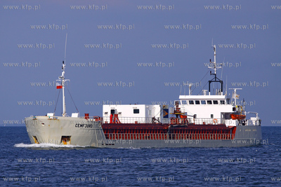 Statek Cemfjord przeznaczony do transportu cementu...