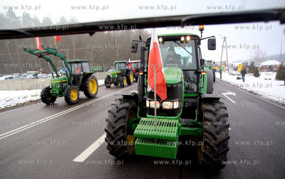 Protest rolnikow z powiatow chojnickiego i tucholskiego...