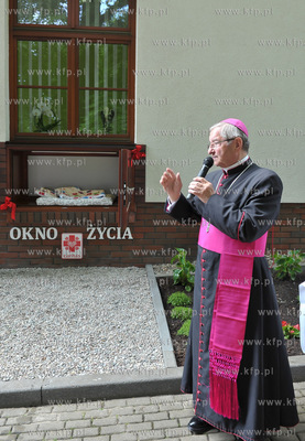 Uroczyste otywarcie Okna Zycia w budynku Domu Hospicyjnego...