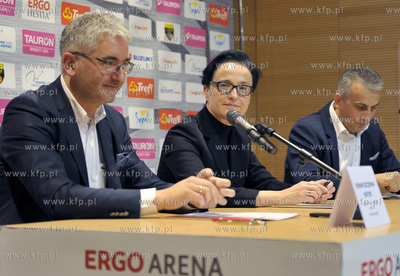 Hala Ergo Arena Gdansk/Sopot. Podpisanie umowy partnerskiej...