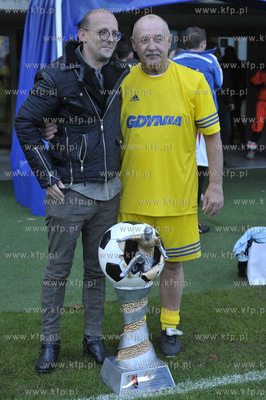 Gdynia. Stadion Miejski. Mecz na 60. urodziny Janusza...