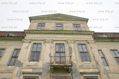 Pałac pruskiego rodu von Donhoff w Drogoszach na Mazurach....