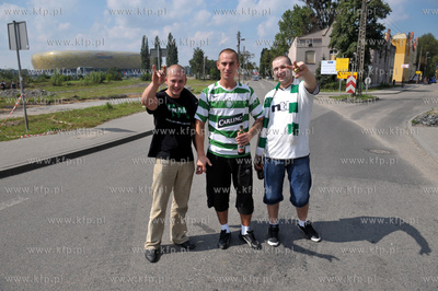 Mecz inauguracyjny na PGE Arena w Gdansku pomiedzy...