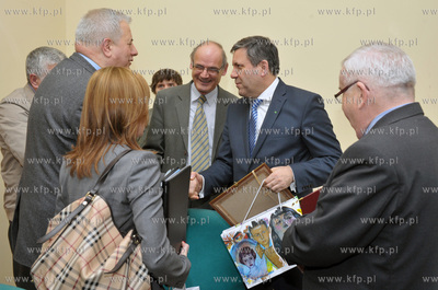 Wicepremier Janusz Piechocinski spotkal sie w Zukowie...