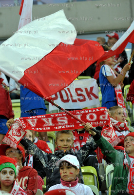 Gdansk. PGE Arena. Mecz towarzyski Polska- Dania. Nz....